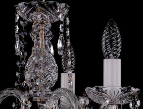 Подвесная люстра Bohemia Ivele Crystal 1402 1402/3/141/Pa в Кунгуре - kungur.mebel24.online | фото 3