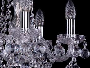 Подвесная люстра Bohemia Ivele Crystal 1402 1402/5/141/Ni/Balls в Кунгуре - kungur.mebel24.online | фото 2