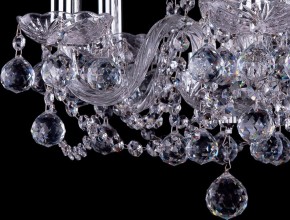 Подвесная люстра Bohemia Ivele Crystal 1402 1402/5/141/Ni/Balls в Кунгуре - kungur.mebel24.online | фото 3