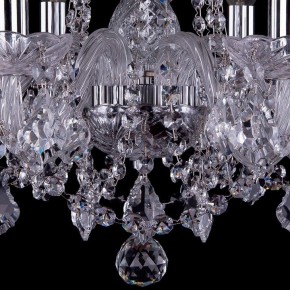 Подвесная люстра Bohemia Ivele Crystal 1402 1402/6/160/Ni/Leafs в Кунгуре - kungur.mebel24.online | фото 3