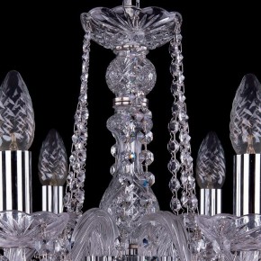 Подвесная люстра Bohemia Ivele Crystal 1402 1402/6/160/Ni/Leafs в Кунгуре - kungur.mebel24.online | фото 4