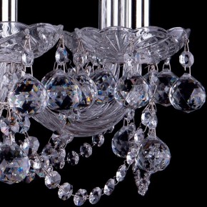 Подвесная люстра Bohemia Ivele Crystal 1402 1402/8/195/Ni/Balls в Кунгуре - kungur.mebel24.online | фото 3