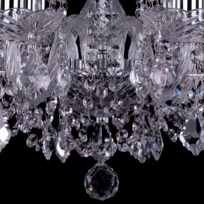 Подвесная люстра Bohemia Ivele Crystal 1402 1402/8/195/Ni/Leafs в Кунгуре - kungur.mebel24.online | фото 3