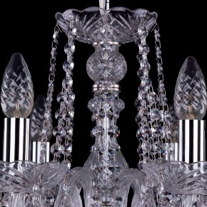Подвесная люстра Bohemia Ivele Crystal 1402 1402/8/195/Ni/Leafs в Кунгуре - kungur.mebel24.online | фото 4