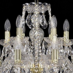 Подвесная люстра Bohemia Ivele Crystal 1411 1411/12+6/240/G в Кунгуре - kungur.mebel24.online | фото 4