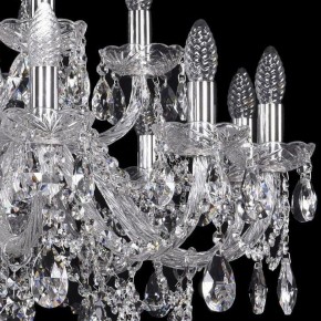 Подвесная люстра Bohemia Ivele Crystal 1411 1411/12+6/300/Ni в Кунгуре - kungur.mebel24.online | фото 2