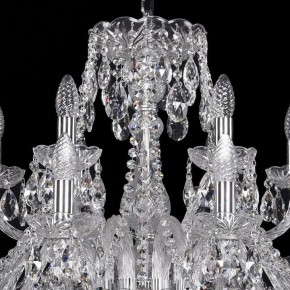 Подвесная люстра Bohemia Ivele Crystal 1411 1411/12+6/300/Ni в Кунгуре - kungur.mebel24.online | фото 4