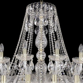 Подвесная люстра Bohemia Ivele Crystal 1411 1411/24+12/460/G в Кунгуре - kungur.mebel24.online | фото 4