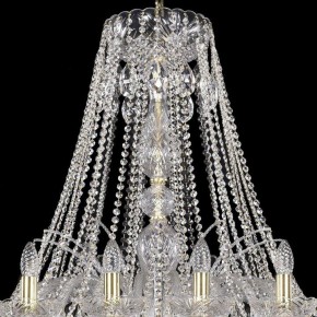 Подвесная люстра Bohemia Ivele Crystal 1411 1411/24/460/G в Кунгуре - kungur.mebel24.online | фото 4