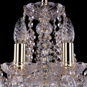 Подвесная люстра Bohemia Ivele Crystal 1413 1413/10/165/G/Leafs в Кунгуре - kungur.mebel24.online | фото 4