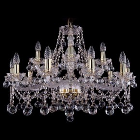 Подвесная люстра Bohemia Ivele Crystal 1413 1413/10+5/300/G/Balls в Кунгуре - kungur.mebel24.online | фото