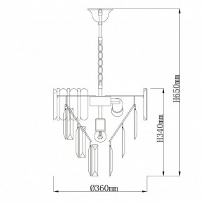 Подвесная люстра De City Бриз 35 111014205 в Кунгуре - kungur.mebel24.online | фото 8