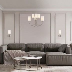 Подвесная люстра Eurosvet Abbey 60164/6 никель в Кунгуре - kungur.mebel24.online | фото 3