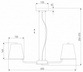 Подвесная люстра Eurosvet Amaretto 60155/5 хром в Кунгуре - kungur.mebel24.online | фото 3