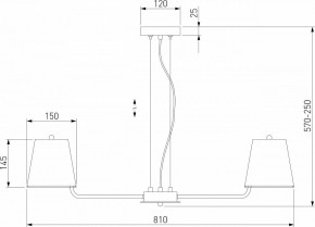 Подвесная люстра Eurosvet Amaretto 60155/8 хром в Кунгуре - kungur.mebel24.online | фото 5