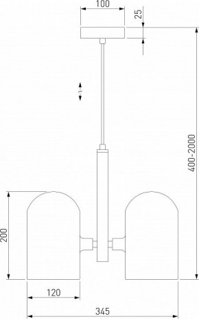 Подвесная люстра Eurosvet Bambola 50357/3 латунь в Кунгуре - kungur.mebel24.online | фото 4