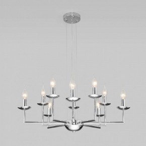 Подвесная люстра Eurosvet Cariso 60150/10 хром в Кунгуре - kungur.mebel24.online | фото 4