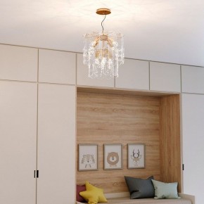 Подвесная люстра Eurosvet Claire 60170/8 золото в Кунгуре - kungur.mebel24.online | фото 4