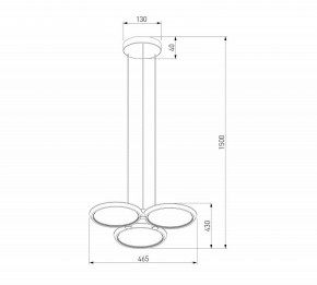 Подвесная люстра Eurosvet Crespella 90034/3 золото в Кунгуре - kungur.mebel24.online | фото 5