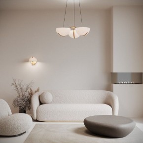 Подвесная люстра Eurosvet Emisfero 50083/3 LED золото в Кунгуре - kungur.mebel24.online | фото 4