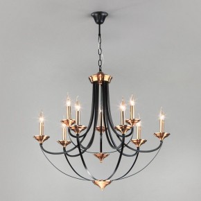 Подвесная люстра Eurosvet Lazzaro 60098/9 черный в Кунгуре - kungur.mebel24.online | фото 2