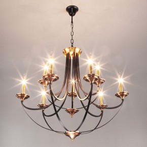 Подвесная люстра Eurosvet Lazzaro 60098/9 черный в Кунгуре - kungur.mebel24.online | фото 3
