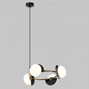 Подвесная люстра Eurosvet Moity 70150/4 черный/латунь в Кунгуре - kungur.mebel24.online | фото 2