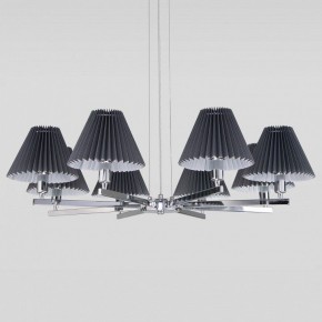 Подвесная люстра Eurosvet Peony 60136/8 хром/графит в Кунгуре - kungur.mebel24.online | фото 2