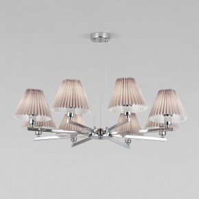Подвесная люстра Eurosvet Peony 60136/8 хром/серый в Кунгуре - kungur.mebel24.online | фото 2