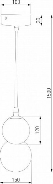 Подвесная люстра Eurosvet Polar 50251/1 LED белый в Кунгуре - kungur.mebel24.online | фото 3