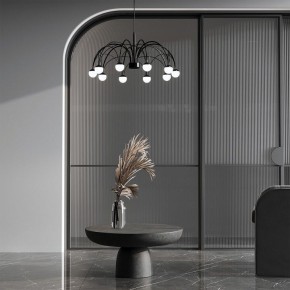 Подвесная люстра Eurosvet Ragno 90034/10 LED черный в Кунгуре - kungur.mebel24.online | фото 4