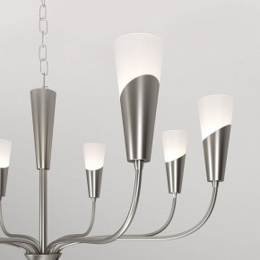 Подвесная люстра Eurosvet Rhyton 60167/8 никель в Кунгуре - kungur.mebel24.online | фото 7
