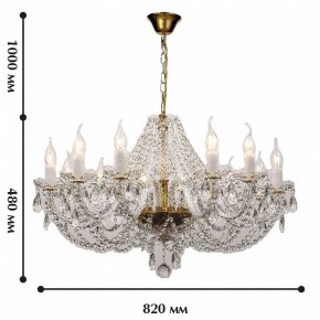 Подвесная люстра Favourite Simone 1736-12P в Кунгуре - kungur.mebel24.online | фото 2