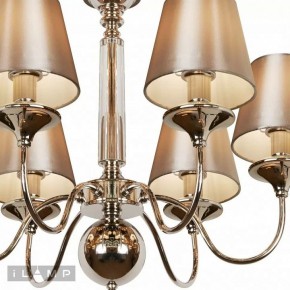 Подвесная люстра iLamp Rolling P2406-6  Nickel в Кунгуре - kungur.mebel24.online | фото 4