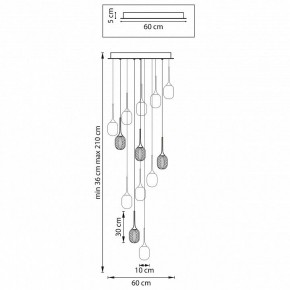 Подвесная люстра Lightstar Acrile 738131 в Кунгуре - kungur.mebel24.online | фото 7