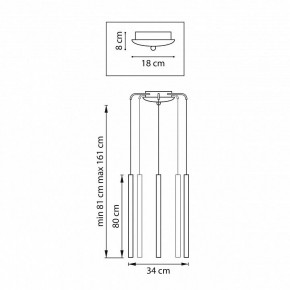 Подвесная люстра Lightstar Tubo L5T747447 в Кунгуре - kungur.mebel24.online | фото