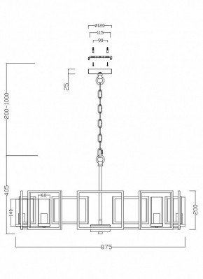 Подвесная люстра Maytoni Bowi H009PL-08G в Кунгуре - kungur.mebel24.online | фото 4