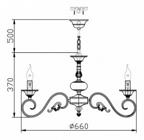 Подвесная люстра Maytoni Perla ARM337-07-R в Кунгуре - kungur.mebel24.online | фото 6