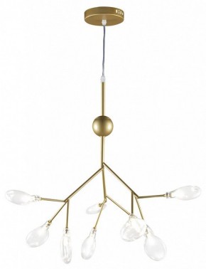 Подвесная люстра Natali Kovaltseva GRACE ll GRACE 75554/9С GOLD SATIN в Кунгуре - kungur.mebel24.online | фото 2