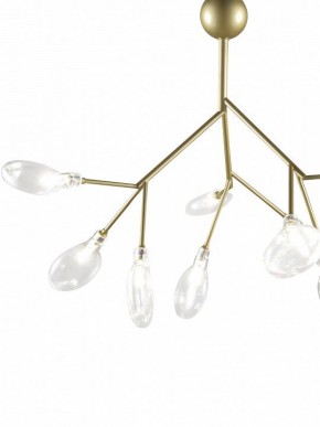Подвесная люстра Natali Kovaltseva GRACE ll GRACE 75554/9С GOLD SATIN в Кунгуре - kungur.mebel24.online | фото 4