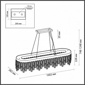 Подвесная люстра Odeon Light Dakisa 4986/12 в Кунгуре - kungur.mebel24.online | фото 6