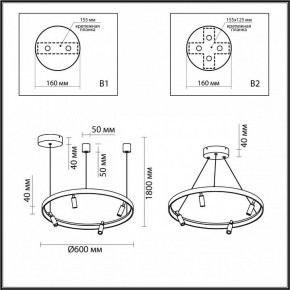 Подвесная люстра Odeon Light Fonda 4317/58L в Кунгуре - kungur.mebel24.online | фото 6