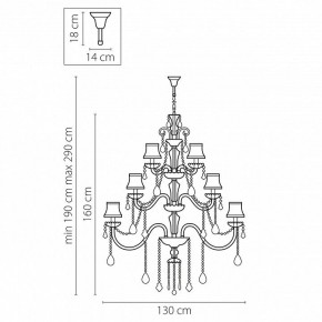 Подвесная люстра Osgona Nativo 715287 в Кунгуре - kungur.mebel24.online | фото 3