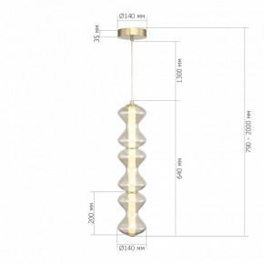 Подвесная люстра ST-Luce SPINE SL6136.213.01 в Кунгуре - kungur.mebel24.online | фото 4