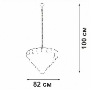 Подвесная люстра Vitaluce V58340 V58340-8/25 в Кунгуре - kungur.mebel24.online | фото 3