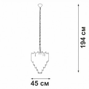 Подвесная люстра Vitaluce V58560 V58560-8/10 в Кунгуре - kungur.mebel24.online | фото 3