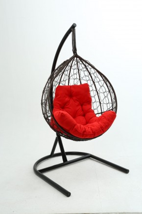 Подвесное кресло Бароло (коричневый/красный) в Кунгуре - kungur.mebel24.online | фото