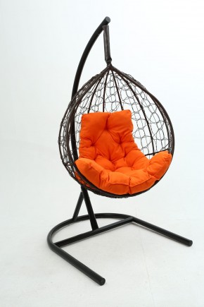 Подвесное кресло Бароло (коричневый/оранжевый) в Кунгуре - kungur.mebel24.online | фото