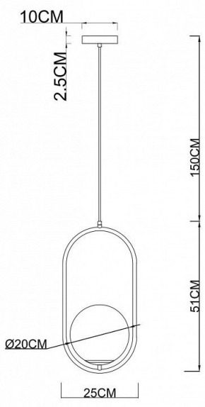 Подвесной светильник Arte Lamp Matisse A7746SP-1AB в Кунгуре - kungur.mebel24.online | фото 3