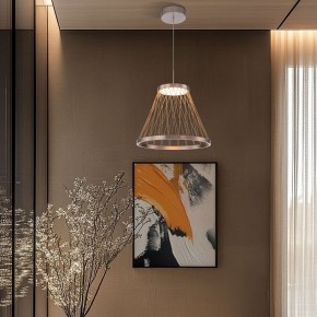 Подвесной светильник Eurosvet Cesta 40016/1 LED коричневый в Кунгуре - kungur.mebel24.online | фото 4